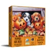 Sunsout Puppies And Jacks 500 Piece Jigsaw Puzzle For Adults Halloween In Orange