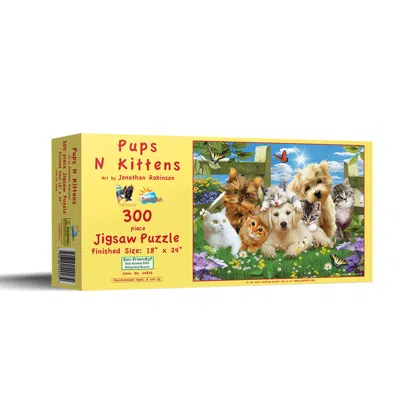 Sunsout Pups N Kittens 300 Piece Jigsaw Puzzle For Adults In Multi