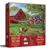 Sunsout Quilts On The Farm 500 Piece Jigsaw Puzzle For Adults In Multi