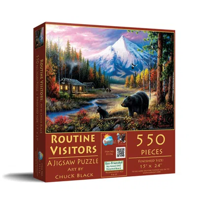 Sunsout Routine Visitors 550 Piece Jigsaw Puzzle For Adults In Multi