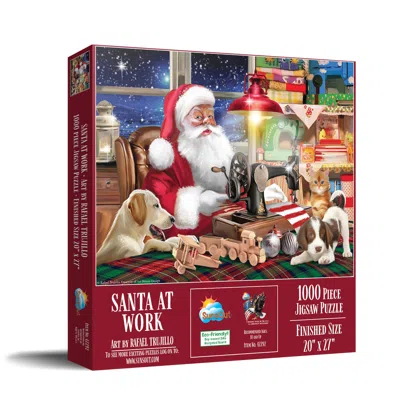 Sunsout Santa At Work 1000 Piece Jigsaw Puzzle For Adults Christmas In Multi