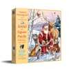 Sunsout Santa's Menagerie 1000 Piece Jigsaw Puzzle For Adults Christmas In Yellow