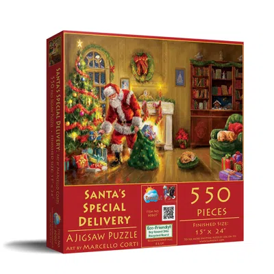 Sunsout Santa's Special Delivery 550 Piece Jigsaw Puzzle For Adults Christmas In Multi