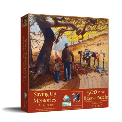 Sunsout Saving Up Memories 500 Piece Jigsaw Puzzle For Adults Fathers Day In Multi