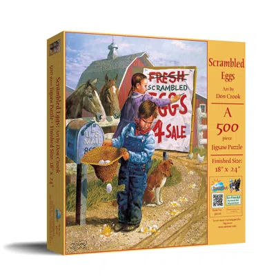 Sunsout Scrambled Eggs 500 Piece Jigsaw Puzzle For Adults In Multi