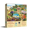 Sunsout Seaside Campground 1000 Piece Jigsaw Puzzle For Adults In Pink