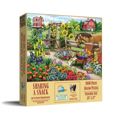 Sunsout Sharing A Snack 1000 Piece Jigsaw Puzzle For Adults In Multi