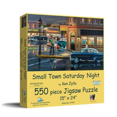 Sunsout Small Town Saturday Night 550 Piece Jigsaw Puzzle For Adults In Multi