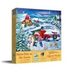 Sunsout Snow Day At The Farm 500 Piece Jigsaw Puzzle For Adults Christmas In Multi