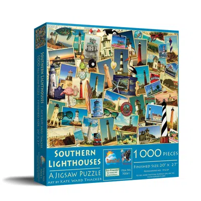 Sunsout Southern Lighthouses 1000 Piece Jigsaw Puzzle For Adults In Multi