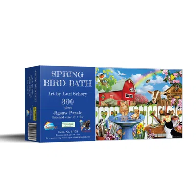 Sunsout Spring Bird Bath 300 Piece Jigsaw Puzzle For Adults In Multi