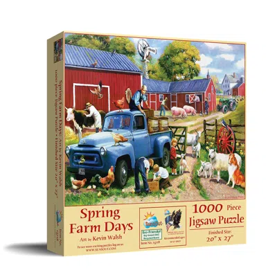 Sunsout Spring Farm Days 1000 Piece Jigsaw Puzzle For Adults In Multi