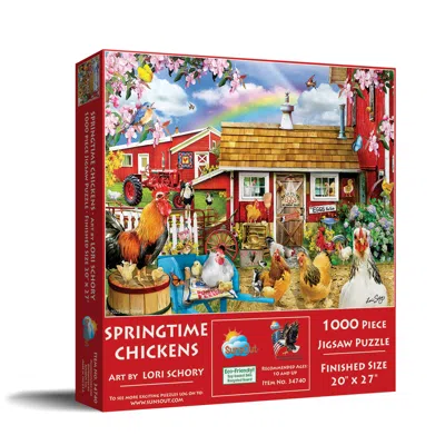 Sunsout Springtime Chickens 1000 Piece Jigsaw Puzzle For Adults In Multi