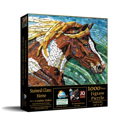 Sunsout Stained Glass Horse 1000 Piece Jigsaw Puzzle For Adults In Multi