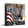 Sunsout Stained Glass Zebras 1000 Piece Jigsaw Puzzle For Adults In Multi