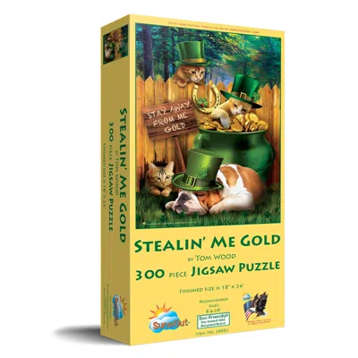 Sunsout Stealin Me Gold 300 Piece Jigsaw Puzzle For Adults St. Patricks Day In Multi