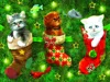 Sunsout Stockings Full Of Kittens 300 Piece Jigsaw Puzzle For Adults Christmas In Green