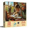 Sunsout Study Buddy 500 Piece Jigsaw Puzzle For Adults Large Pieces In Multi