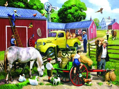 Sunsout Summer Farm Days 1000 Piece Jigsaw Puzzle For Adults In Multi