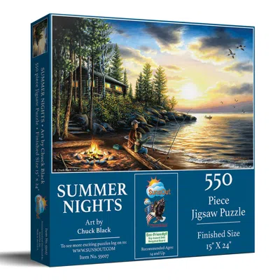 Sunsout Summer Nights 550 Piece Jigsaw Puzzle For Adults In Blue