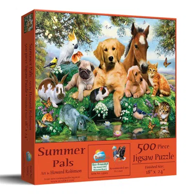 Sunsout Summer Pals 500 Piece Jigsaw Puzzle For Adults In Multi