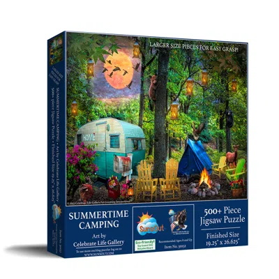 Sunsout Summertime Camping 500 Piece Jigsaw Puzzle For Adults Large Pieces In Multi