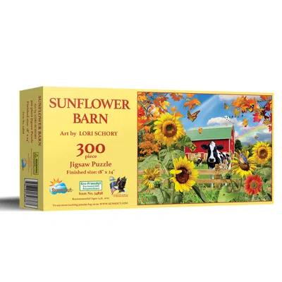Sunsout Sunflower Barn 300 Piece Jigsaw Puzzle For Adults In Multi