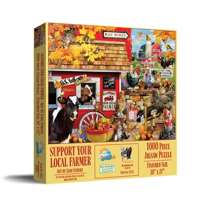 Sunsout Support Your Local Farmer 1000 Piece Jigsaw Puzzle For Adults In Multi