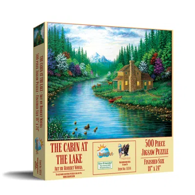 Sunsout The Cabin On The Lake 500 Piece Jigsaw Puzzle For Adults In Multi