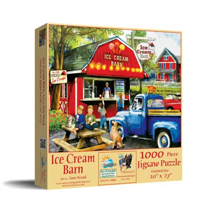 Sunsout The Ice Cream Barn 1000 Piece Jigsaw Puzzle For Adults In Multi