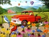 Sunsout The Red Truck 500 Piece Jigsaw Puzzle For Adults In Multi