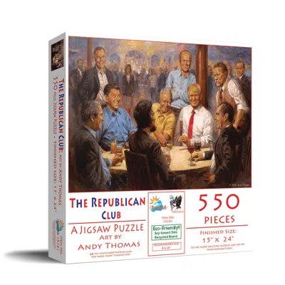 Sunsout The Republican Club 550 Piece Jigsaw Puzzle For Adults In Multi