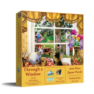 Sunsout Through A Window 1000 Piece Jigsaw Puzzle For Adults In Multi