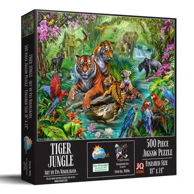 Sunsout Tiger Jungle 500 Piece Jigsaw Puzzle For Adults In Multi