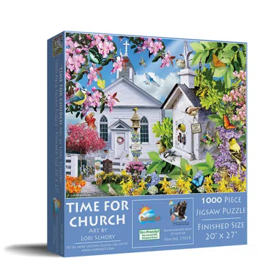 Sunsout Time For Church 1000 Piece Jigsaw Puzzle For Adults In Multi