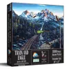 Sunsout Train And Eagle 1000 Piece Jigsaw Puzzle For Adults In Black