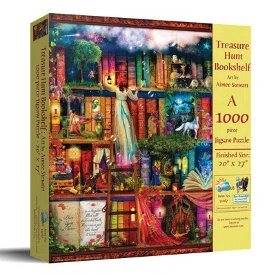 Sunsout Treasure Hunt Bookshelf 1000 Piece Jigsaw Puzzle For Adults In Multi