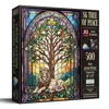 Sunsout Tree Of Peace Stained Glass 500 Piece Jigsaw Puzzle For Adults In Multi
