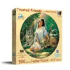 Sunsout Trusted Friends 500 Piece Jigsaw Puzzle For Adults Round In Multi