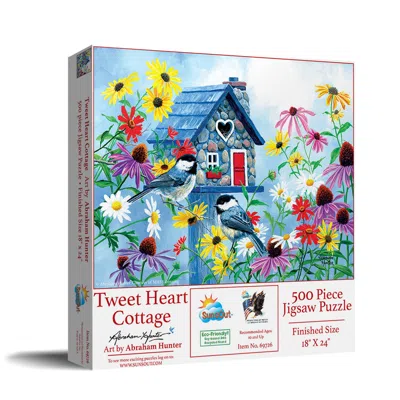Sunsout Tweet Hearts Cottage 500 Piece Jigsaw Puzzle For Adults In Multi