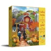 Sunsout Valley Farm 500 Piece Jigsaw Puzzle For Adults Halloween In Yellow