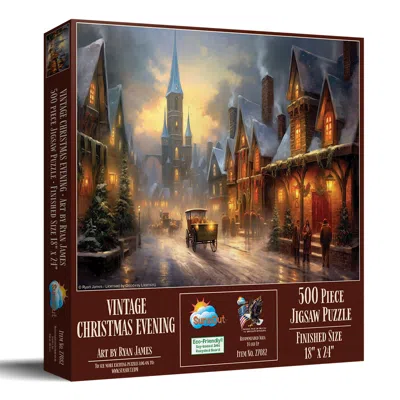 Sunsout Vintage Christmas Evening 500 Piece Jigsaw Puzzle For Adults Christmas In Multi