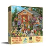 Sunsout Visiting The Potting Shed 1000 Piece Jigsaw Puzzle For Adults In Multi