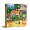 Sunsout Walking The Kitty 500 Piece Jigsaw Puzzle For Adults In Multi