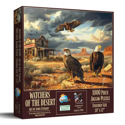 Sunsout Watchers Of The Desert 1000 Piece Jigsaw Puzzle For Adults In Brown