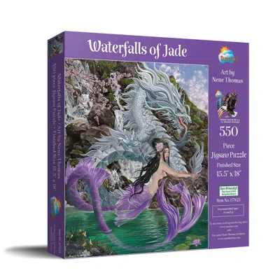 Sunsout Waterfalls Of Jade 550 Piece Jigsaw Puzzle For Adults In Multi