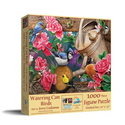 Sunsout Watering Can Birds 1000 Piece Jigsaw Puzzle For Adults In Multi
