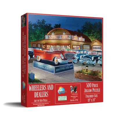 Sunsout Wheelers And Dealers 500 Piece Jigsaw Puzzle For Adults In Multi