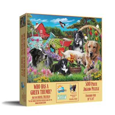 Sunsout Who Has A Green Thumb 500 Piece Jigsaw Puzzle For Adults In Multi
