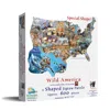 Sunsout Wild America 600 Piece Jigsaw Puzzle For Adults Special Shape In Multi